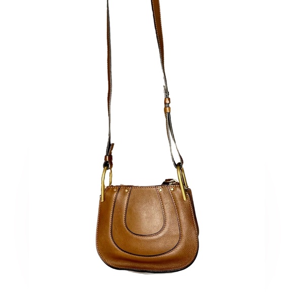 Chloe Nano Hayley Leather Shoulder Bag Tan Brown - Picture 3 of 12